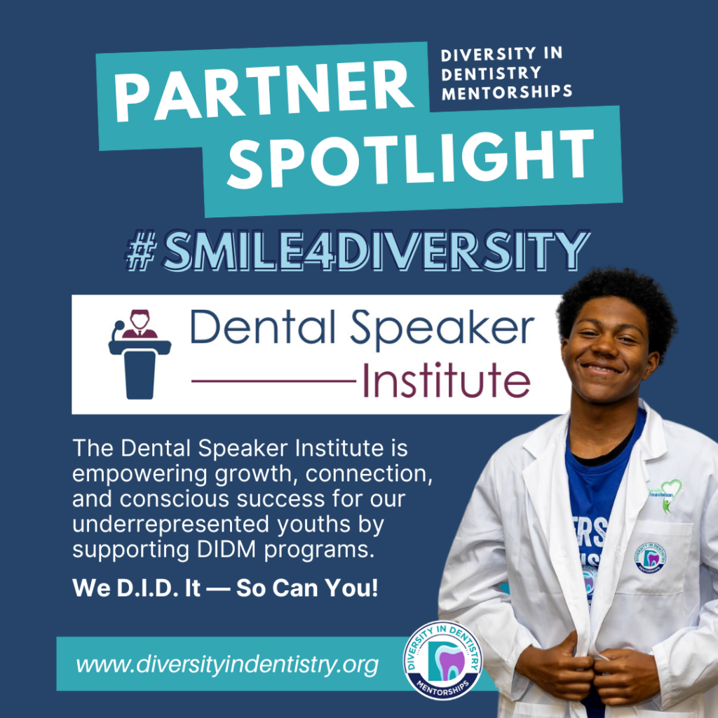 Sponsor Spotlight: The Delta Speaker Institute. DIDM's partner of the month who supports #Smile4Diversity. 