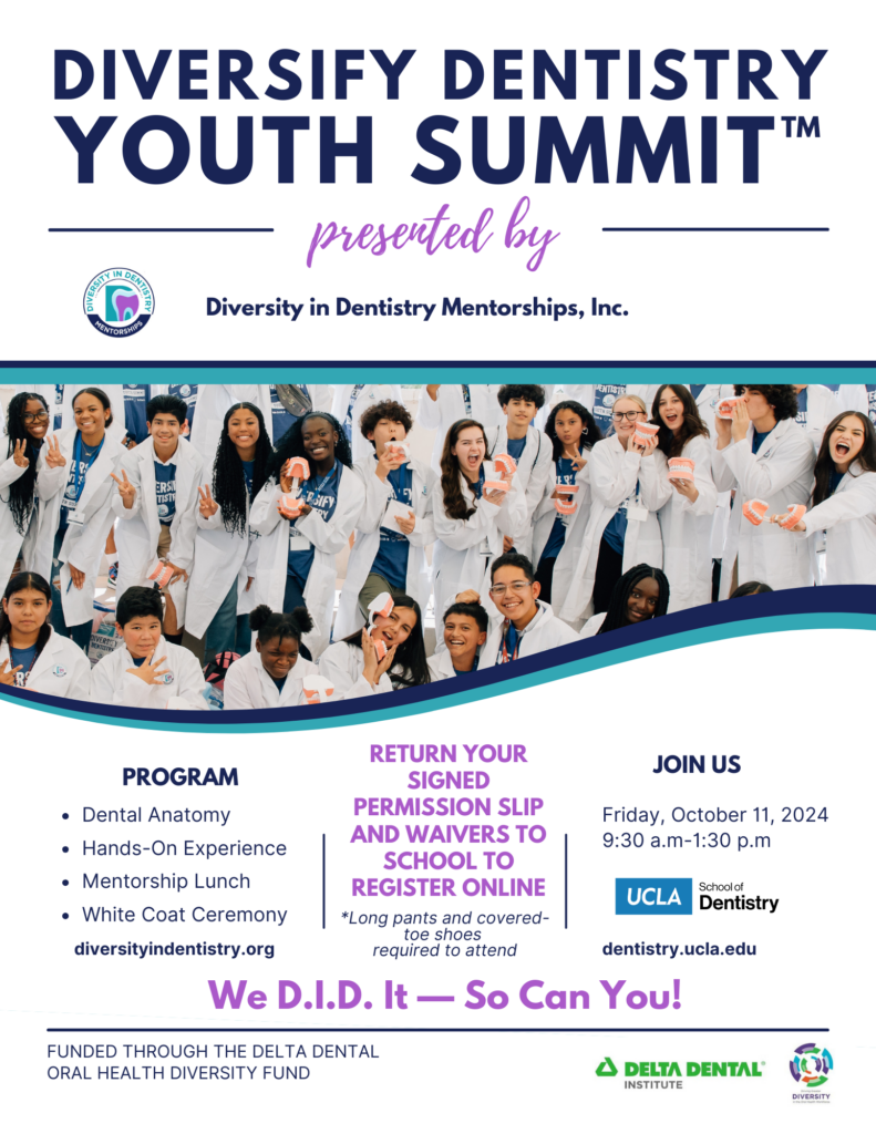 Diversify Dentistry Youth Summit at UCLA