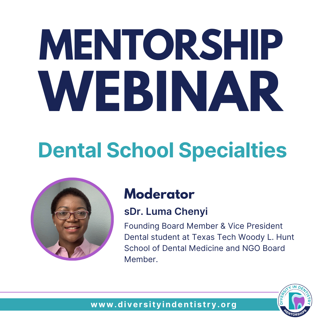 Dental School Specialties webinar ad