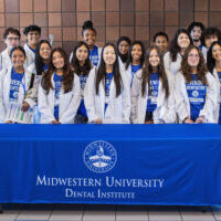 Pre-dental students at the first Diversify Dentistry Student Summit at Midwestern University.